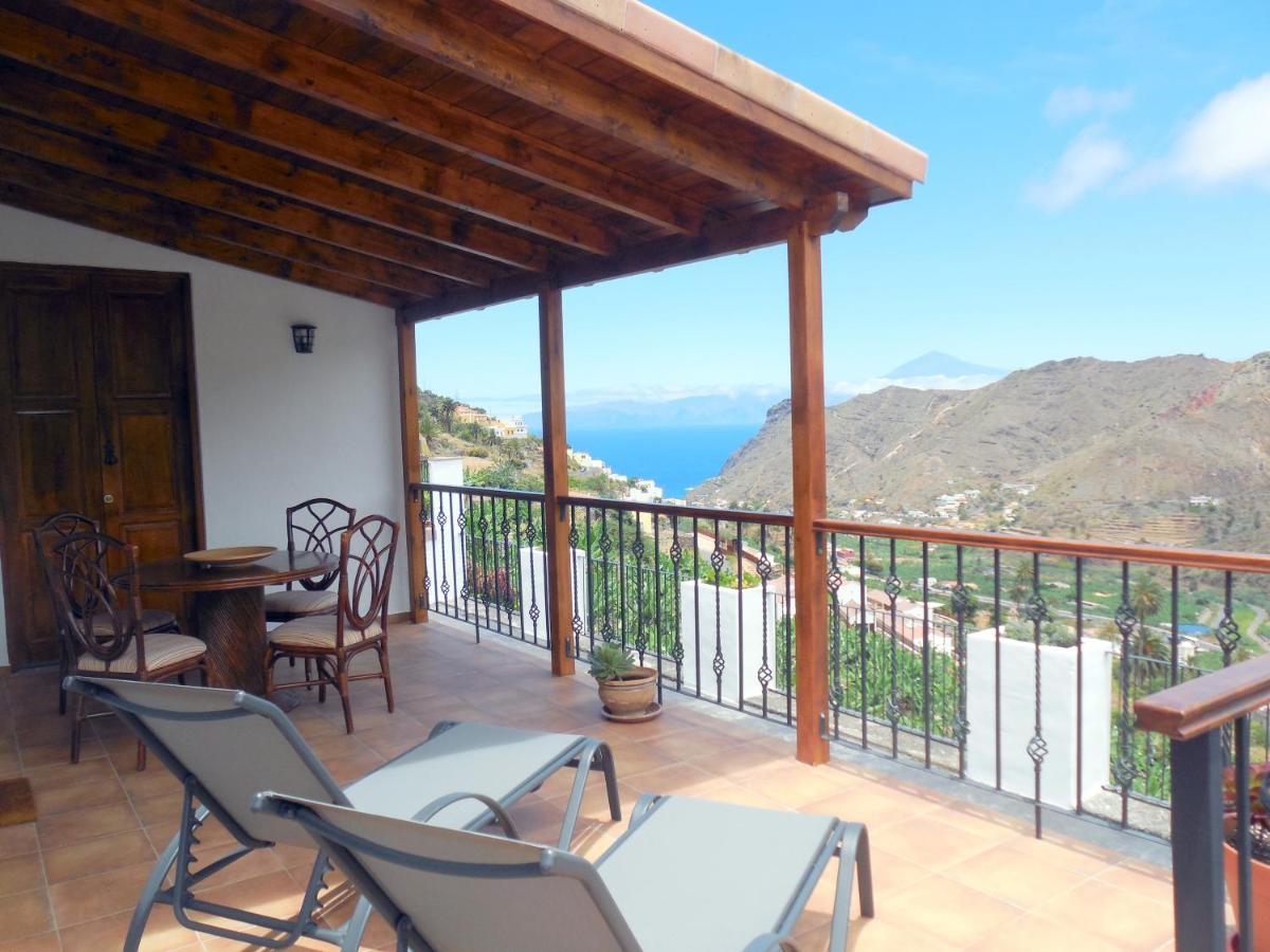 Casa La Sabina Roja 1 - Casa Con Impresionantes Vistas Sobre Hermigua Y El Mar Buitenkant foto