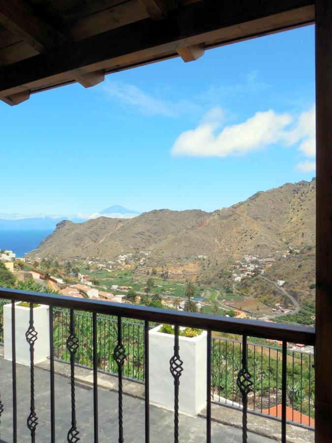 Casa La Sabina Roja 1 - Casa Con Impresionantes Vistas Sobre Hermigua Y El Mar Buitenkant foto