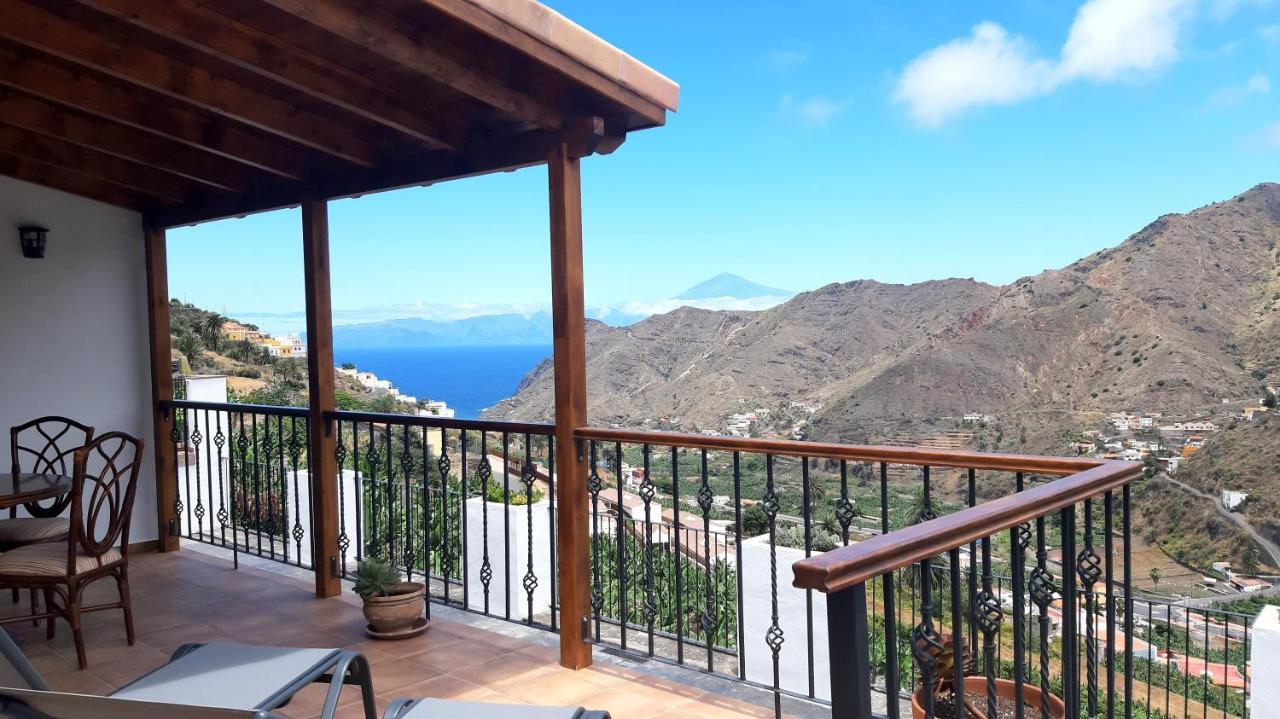 Casa La Sabina Roja 1 - Casa Con Impresionantes Vistas Sobre Hermigua Y El Mar Buitenkant foto