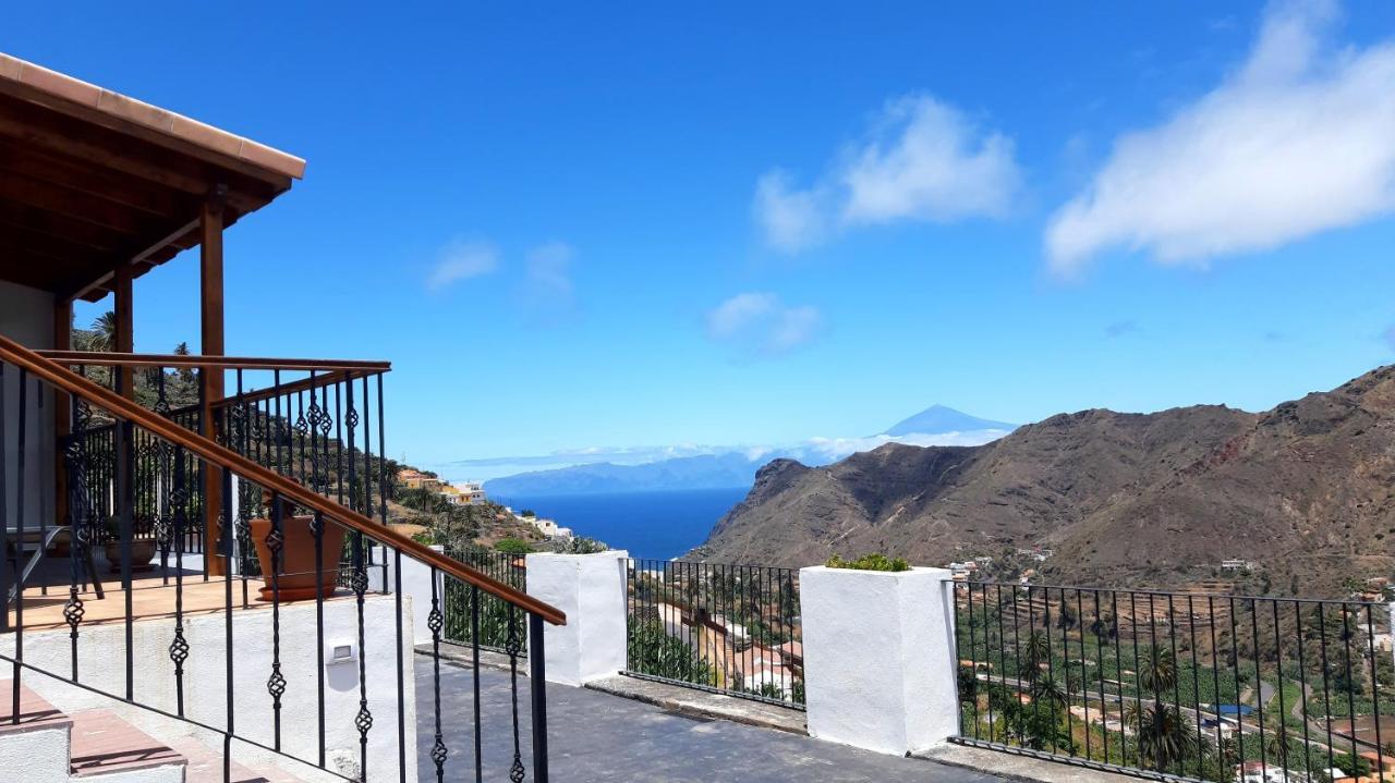 Casa La Sabina Roja 1 - Casa Con Impresionantes Vistas Sobre Hermigua Y El Mar Buitenkant foto