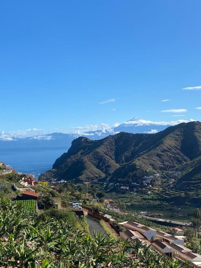 Casa La Sabina Roja 1 - Casa Con Impresionantes Vistas Sobre Hermigua Y El Mar Buitenkant foto