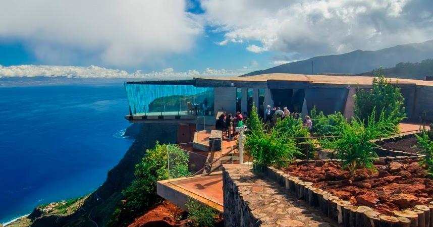 Casa La Sabina Roja 1 - Casa Con Impresionantes Vistas Sobre Hermigua Y El Mar Buitenkant foto